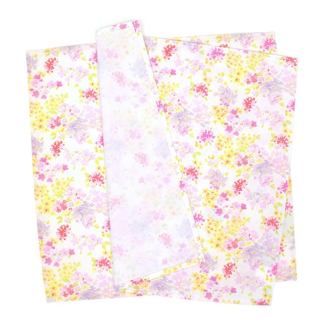 カラフルキャンディスタイルのランチクロス。水や液体が表面に弾いて滑り落ちるはっ水機能。食べこぼしの汚れやシミを防ぎ、汚れてもサッと拭くだけお手入れ簡単です。