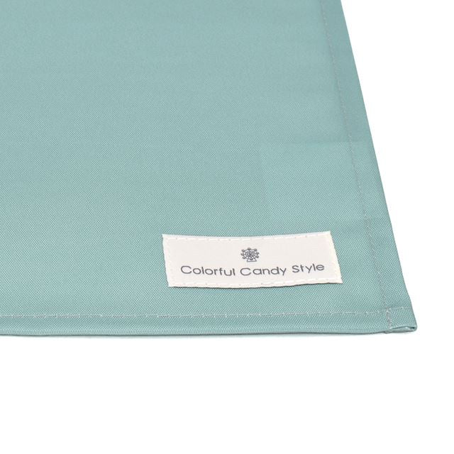 カラフルキャンディスタイルのランチクロス。水や液体が表面に弾いて滑り落ちるはっ水機能。食べこぼしの汚れやシミを防ぎ、汚れてもサッと拭くだけお手入れ簡単です。