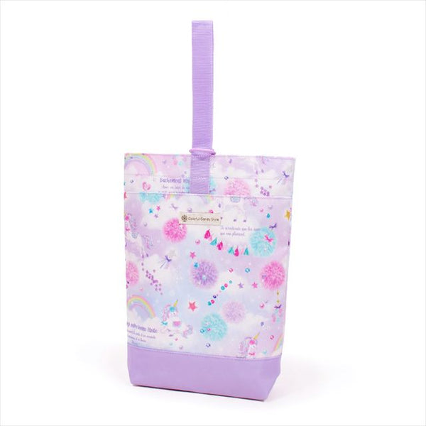 カラフルキャンディスタイルのシューズケース。快適さを追求した新素材は、耐久性のある軽い素材なので、毎日使うシューズケースに最適です。