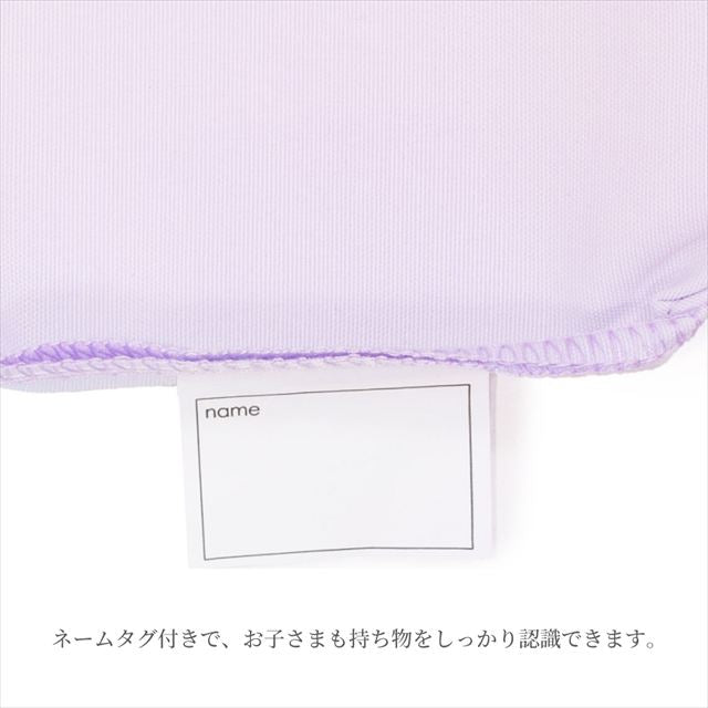 カラフルキャンディスタイルの体操服袋。水を弾く素材だから、汚れに強くお手入れ簡単。水や液体が表面に弾いて滑り落ちるはっ水機能。汚れてもサッと拭くだけお手入れ簡単です。