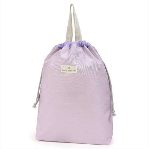 カラフルキャンディスタイルの体操服袋。水を弾く素材だから、汚れに強くお手入れ簡単。水や液体が表面に弾いて滑り落ちるはっ水機能。汚れてもサッと拭くだけお手入れ簡単です。