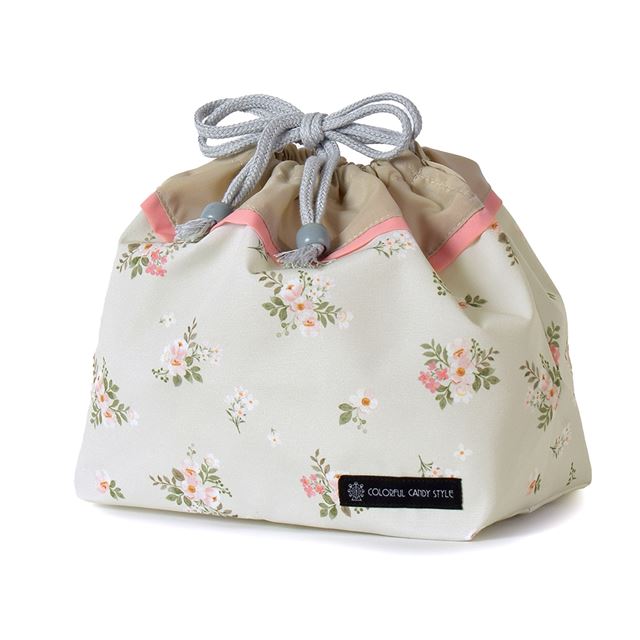 ゆうパケット対応 巾着 中 マチ有りお弁当袋 撥水ノーアイロン / 綿100% 【女の子人気ランキングTOP29】