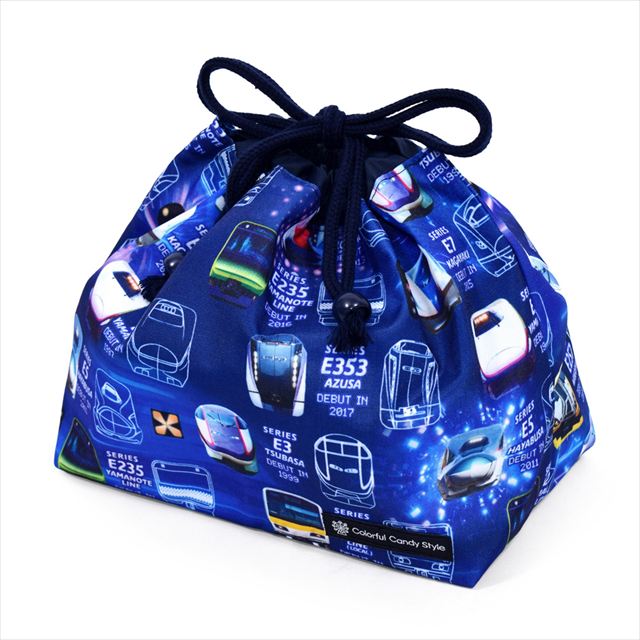 カラフルキャンディスタイルのお弁当袋。毎日清潔、軽くてやわらか、ランチボックスとカトラリーケースも入るお弁当袋。