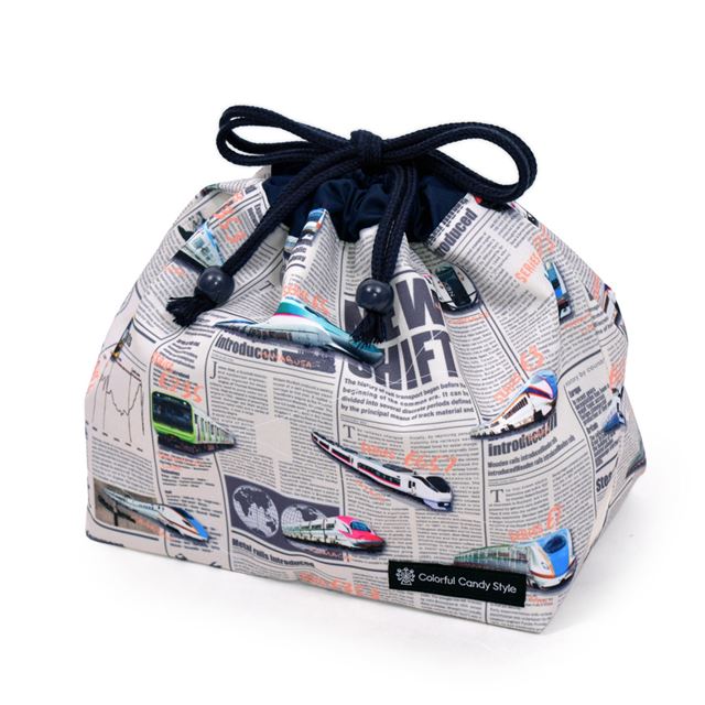 ゆうパケット対応 新登場 巾着 中 マチ有りお弁当袋 [2026春モデル] 撥水ノーアイロン 【男の子人気ランキングTOP8】