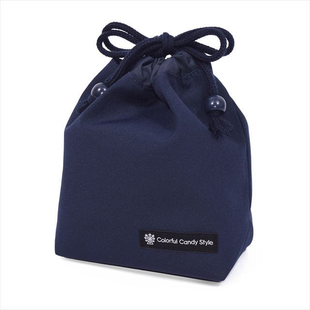 カラフルキャンディスタイルのコップ袋。水を弾く素材だから、汚れに強くお手入れ簡単。水や液体が表面に弾いて滑り落ちるはっ水機能。汚れてもサッと拭くだけお手入れ簡単です。