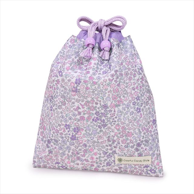 ゆうパケット対応 新登場 巾着 中 マチ無し給食袋 [2026春モデル] 撥水ノーアイロン 【女の子人気ランキングTOP3】