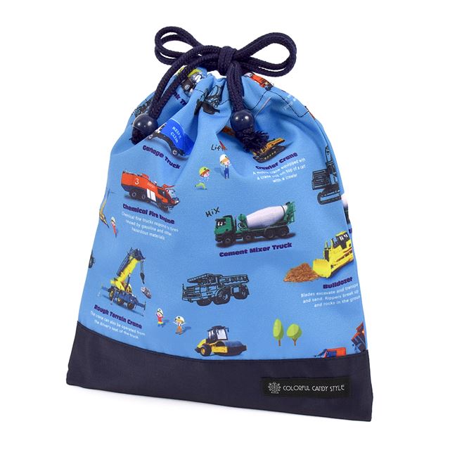 ゆうパケット対応 新登場 巾着 中 マチ無し給食袋 撥水ノーアイロン 【男の子人気ランキングTOP24】