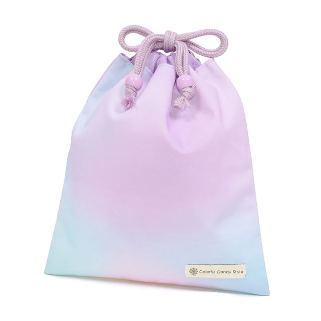 ゆうパケット対応 新登場 巾着 中 マチ無し給食袋 [2026春モデル] 撥水ノーアイロン 【女の子人気ランキングTOP3】