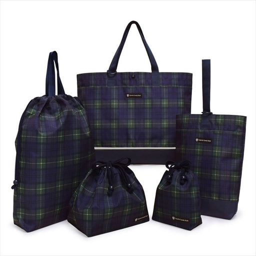 カラフルキャンディスタイルの入園入学5点セット。男の子・女の子兼用で、レッスンバッグ・シューズケース・巾着袋など、通園・通学に大活躍アイテム満載。