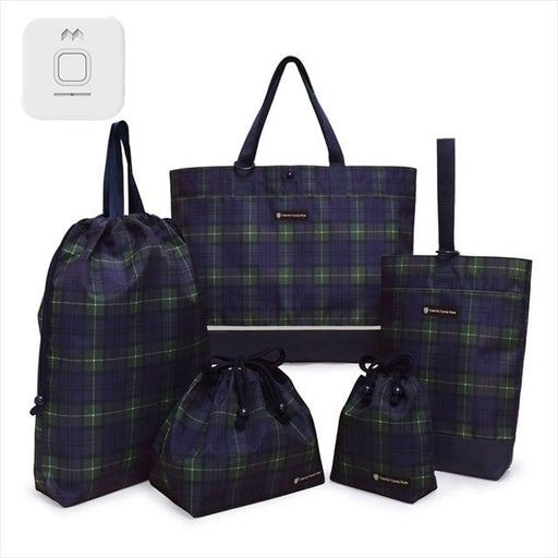 カラフルキャンディスタイルの入園入学5点セット。男の子・女の子兼用で、レッスンバッグ・シューズケース・巾着袋など、通園・通学に大活躍アイテム満載。