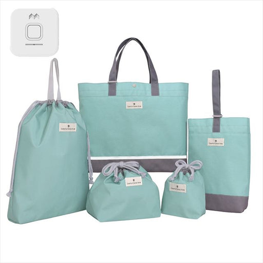 カラフルキャンディスタイルの入園入学5点セット。男の子・女の子兼用で、レッスンバッグ・シューズケース・巾着袋など、通園・通学に大活躍アイテム満載。