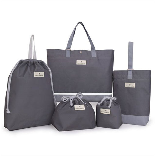 カラフルキャンディスタイルの入園入学5点セット。男の子・女の子兼用で、レッスンバッグ・シューズケース・巾着袋など、通園・通学に大活躍アイテム満載。