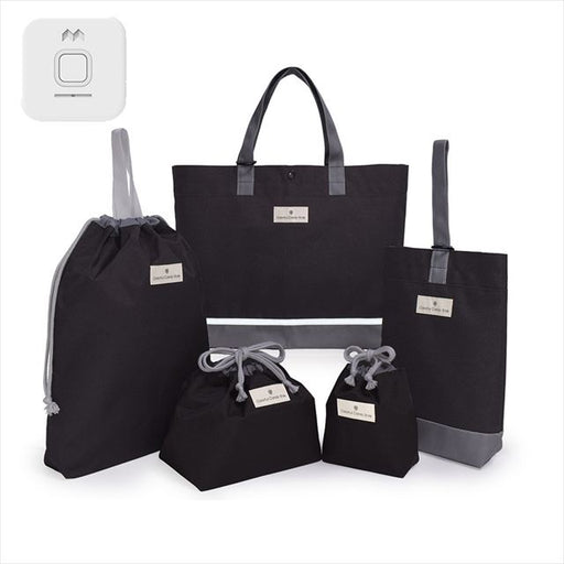 カラフルキャンディスタイルの入園入学5点セット。男の子・女の子兼用で、レッスンバッグ・シューズケース・巾着袋など、通園・通学に大活躍アイテム満載。