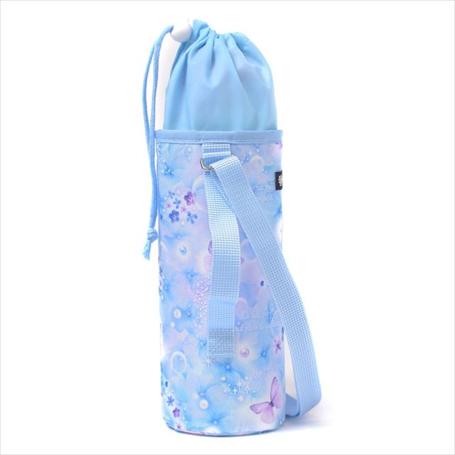 カラフルキャンディスタイルの水筒カバー。肩掛けできるショルダーベルト付き。男の子と女の子兼用で旅行、遠足でも大活躍。
