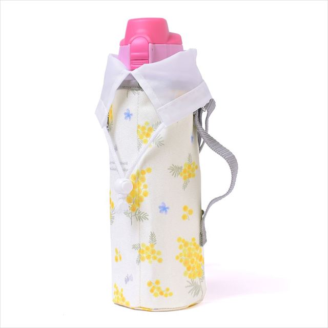 カラフルキャンディスタイルの水筒カバー。肩掛けできるショルダーベルト付き。男の子と女の子兼用で旅行、遠足でも大活躍。