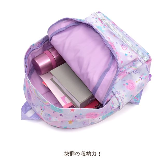 カラフルキャンディスタイルのリュックサック。子供用の大容量タイプ。男の子と女の子兼用で旅行、遠足で大活躍。