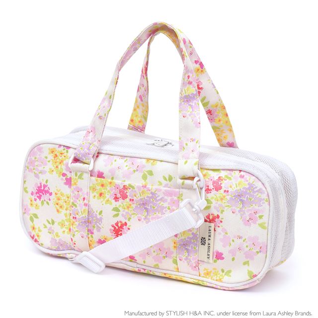 LAURA ASHLEY 画材・絵の具バッグ(サクラクレパス製 絵の具セット付き