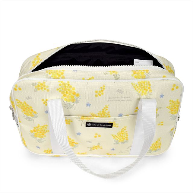 カラフルキャンディスタイルの書道セット。ショルダーベルト付きで、呉竹の書道用具入り。男の子と女の子兼用で大活躍。