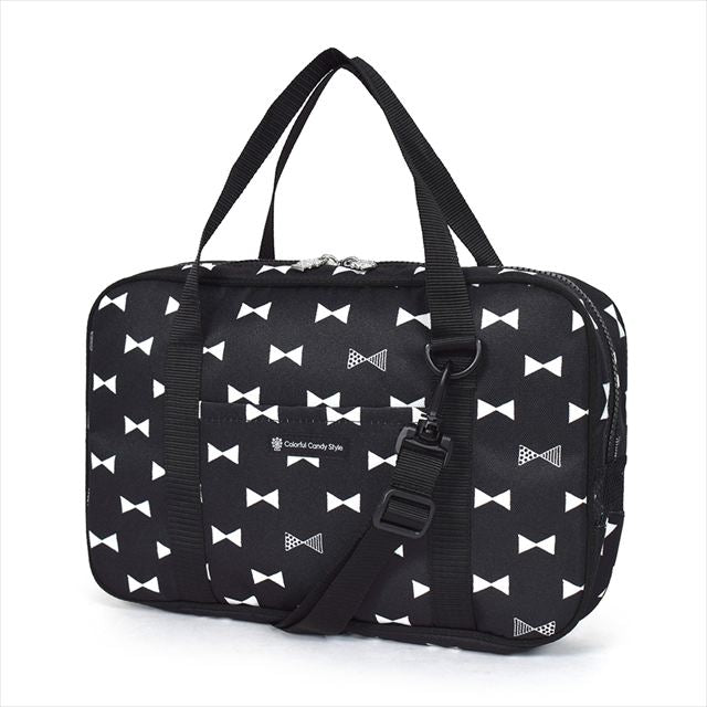 カラフルキャンディスタイルの書道セット。ショルダーベルト付きで、呉竹の書道用具入り。男の子と女の子兼用で大活躍。