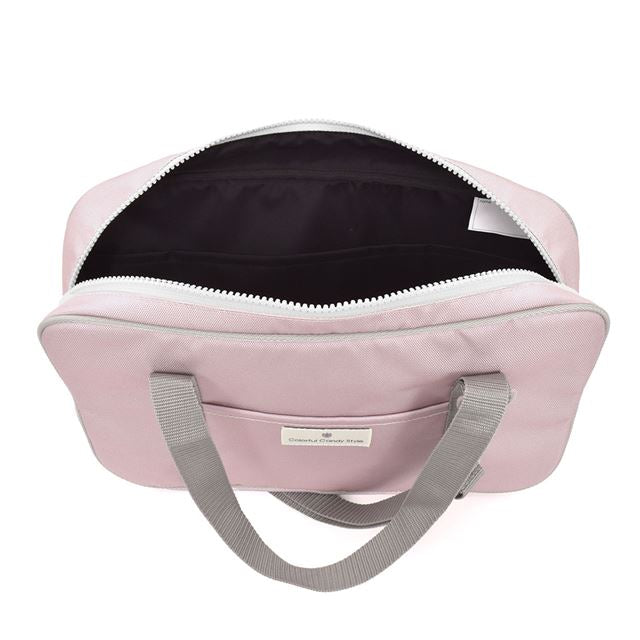 カラフルキャンディスタイルの書道セット。ショルダーベルト付きで、呉竹の書道用具入り。男の子と女の子兼用で大活躍。