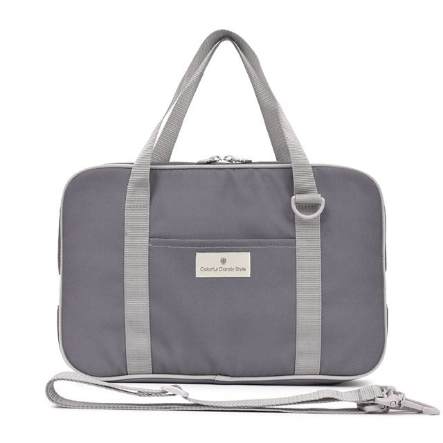 カラフルキャンディスタイルの書道バッグ。ショルダーベルト付きで、小学生に人気の習字バッグ。男の子と女の子兼用で大活躍。