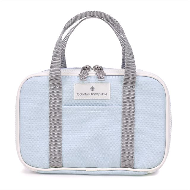 カラフルキャンディスタイルの裁縫セット。中身を固定できるゴムバンド付きなので、気になるカチャカチャ音やお道具が傷つくのを防ぎます。