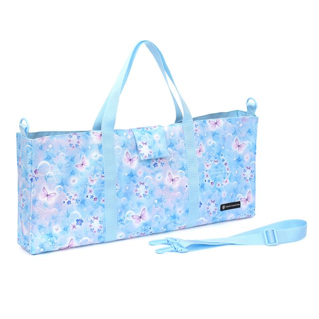 カラフルキャンディスタイルのピアニカケース。肩紐付きショルダータイプの鍵盤ハーモニカケース。男の子と女の子兼用で大活躍。