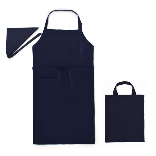 新登場 エプロン(150～170cm) 2点・3点（手提げバッグ・三角巾）セット【男の子人気ランキングTOP12】