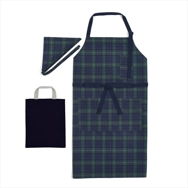 新登場 エプロン(150～170cm) 2点・3点（手提げバッグ・三角巾）セット【男の子人気ランキングTOP12】