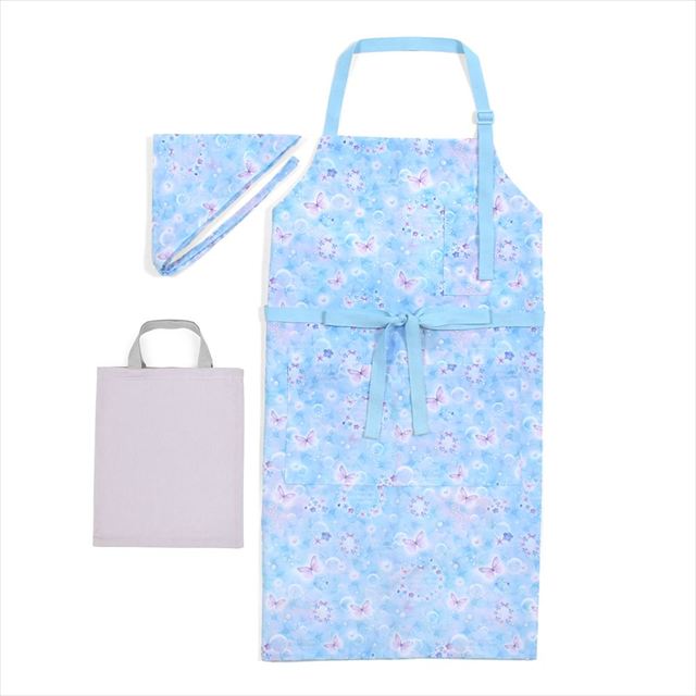 新登場 エプロン(150～170cm) 2点・3点（手提げバッグ・三角巾）セット【女の子人気ランキングTOP18】