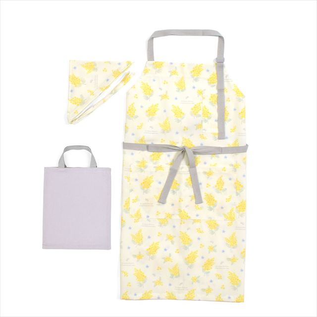 新登場 エプロン(150～170cm) 2点・3点（手提げバッグ・三角巾）セット【女の子人気ランキングTOP18】