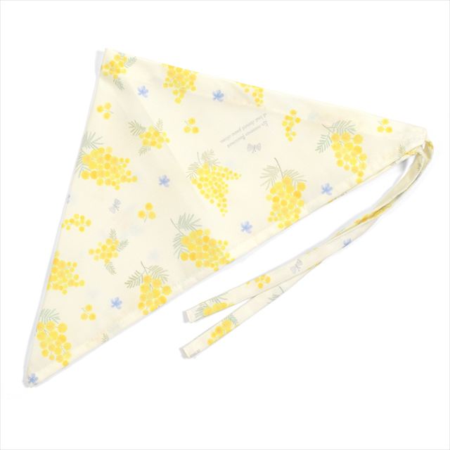 カラフルキャンディスタイルのエプロン（150cm-フリーサイズ）。結びやすいひも付きの三角巾がセット