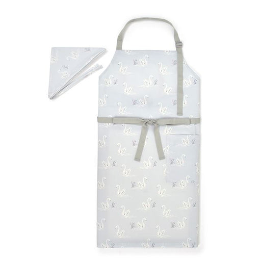 カラフルキャンディスタイルのエプロン（150cm-フリーサイズ）。結びやすいひも付きの三角巾がセット