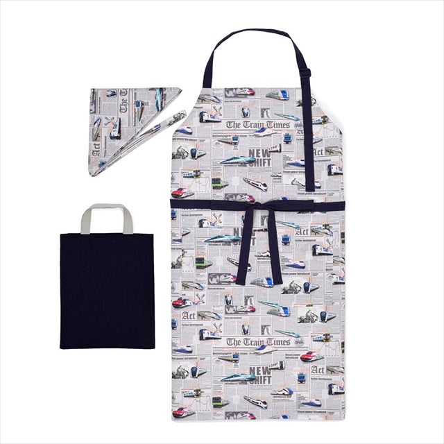新登場 エプロン(150～170cm) 2点・3点（手提げバッグ・三角巾）セット【男の子人気ランキングTOP12】