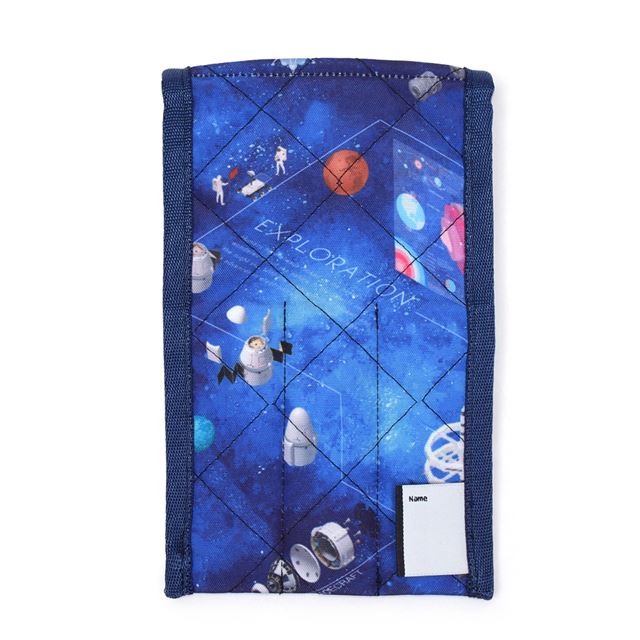 カラフルキャンディスタイルのカトラリーケースは落としても大丈夫な柔らかキルティング素材