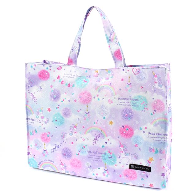 Pool Bag Laminated Bag (Square Type) | Girls Popular Lineup 