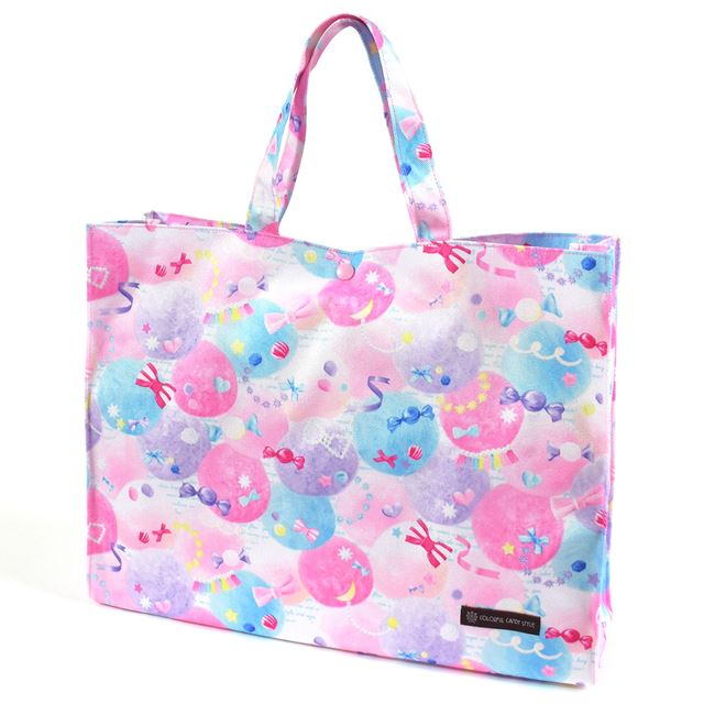 Pool Bag Laminated Bag (Square Type) | Girls Popular Lineup 