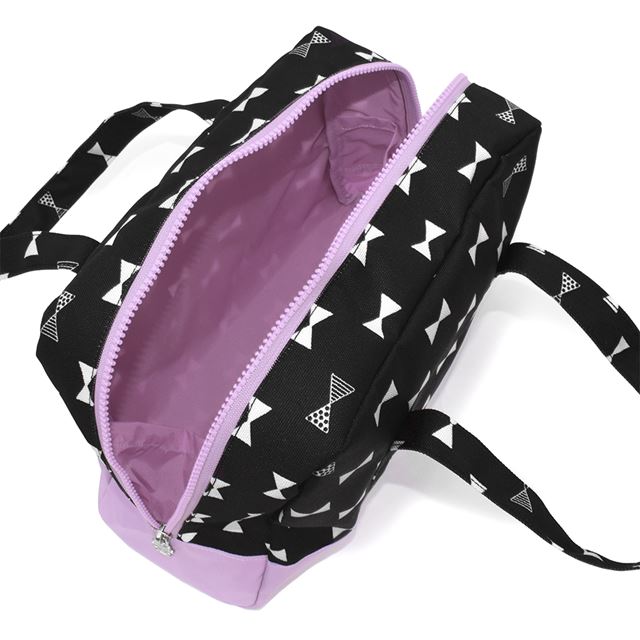 送料無料 セミボストン (プールバッグ) 撥水・軽量タイプ リボンシルエット