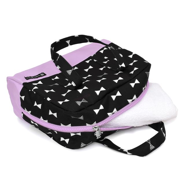 送料無料 セミボストン (プールバッグ) 撥水・軽量タイプ リボンシルエット