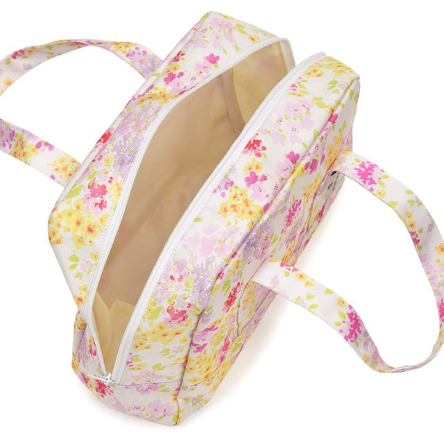 カラフルキャンディスタイルのプールバッグ。ビニール素材のセミボストンタイプ。男の子と女の子兼用で、防水なのでプールやお出掛けに大活躍。