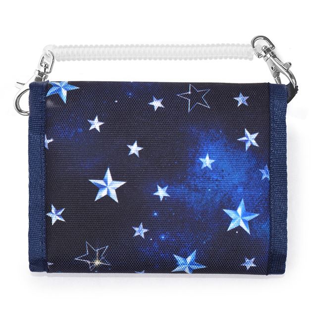 カラフルキャンディスタイルの財布。子供用で、三つ折りで子供用。小学生に人気のキッズウォレット。男の子と女の子兼用で大活躍。