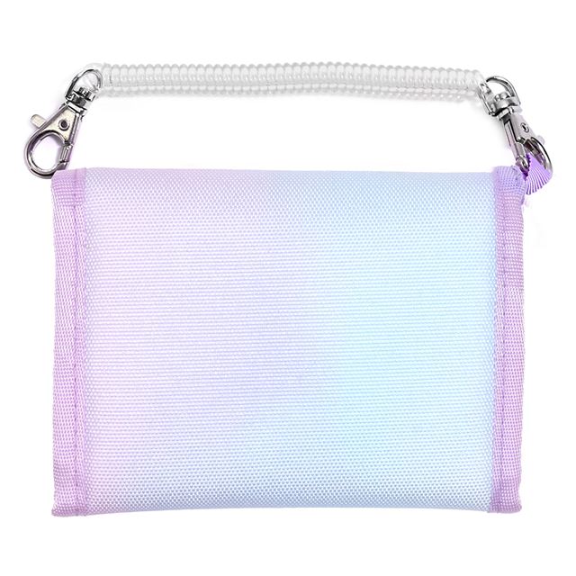 カラフルキャンディスタイルの財布。子供用で、三つ折りで子供用。小学生に人気のキッズウォレット。男の子と女の子兼用で大活躍。