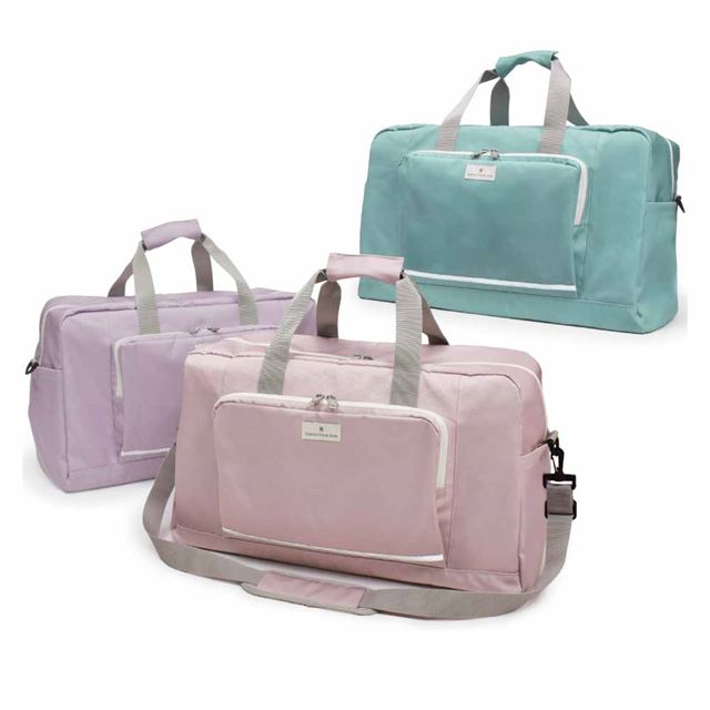 カラフルキャンディスタイルのボストンバッグ。スポーツ合宿や部活動、林間学校、修学旅行はもちろん、アウトドアや防災用としても大活躍。