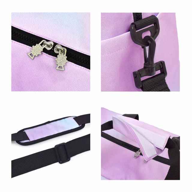 カラフルキャンディスタイルのボストンバッグ。スポーツ合宿や部活動、林間学校、修学旅行はもちろん、アウトドアや防災用としても大活躍。