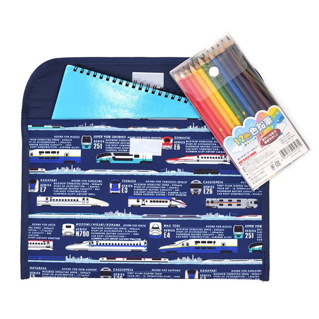 カラフルキャンディスタイルの連絡袋(B5サイズ)。学校で使用する一般的なB5ノートが収納OK。整理整頓の習慣付けにもなります