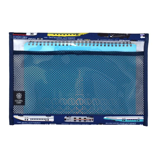 カラフルキャンディスタイルの連絡袋(B5サイズ)。学校で使用する一般的なB5ノートが収納OK。整理整頓の習慣付けにもなります