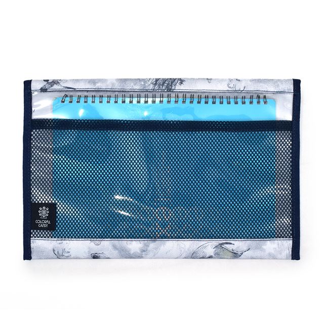 カラフルキャンディスタイルの連絡袋(B5サイズ)。学校で使用する一般的なB5ノートが収納OK。整理整頓の習慣付けにもなります