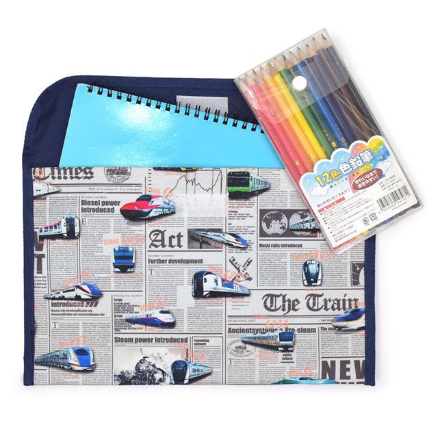 カラフルキャンディスタイルの連絡袋(B5サイズ)。学校で使用する一般的なB5ノートが収納OK。整理整頓の習慣付けにもなります