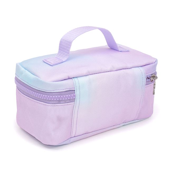 カラフルキャンディスタイルのランチバッグ。子供用の、おしゃれでかわいいバニティタイプ。男の子と女の子兼用で大活躍。