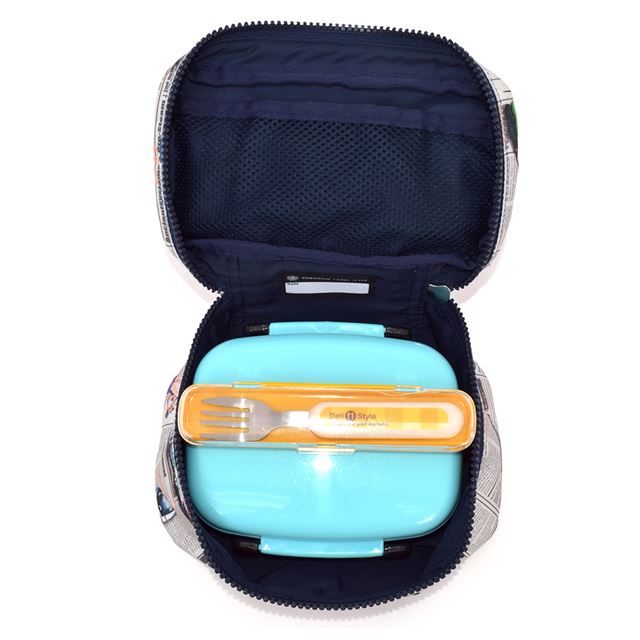 カラフルキャンディスタイルのランチバッグ。子供用の、おしゃれでかわいいバニティタイプ。男の子と女の子兼用で大活躍。